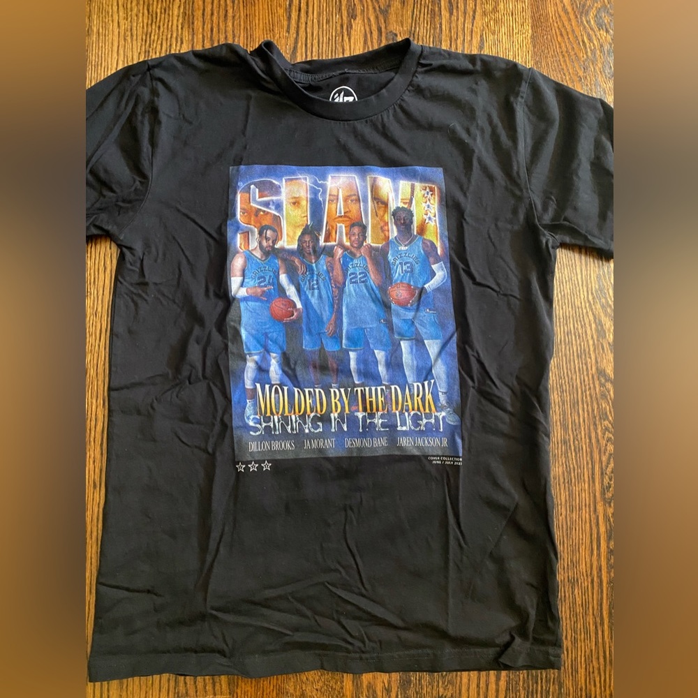 47 brand Memphis Grizzlies SLAM black t-shirt